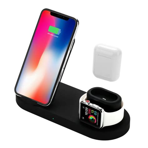 Wireless Charger 4 In 1 Wireless Charging Stand For Apple Watch And