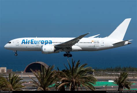 Aircraft Photo Of Ec Nvz Boeing Dreamliner Air Europa