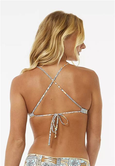 Buy Rip Curl Block Party Crossback Triangle Bikini Top Online