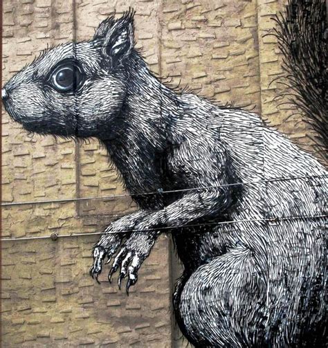 Roa artwork in NYC streets and at the Jonathan LeVine Gallery