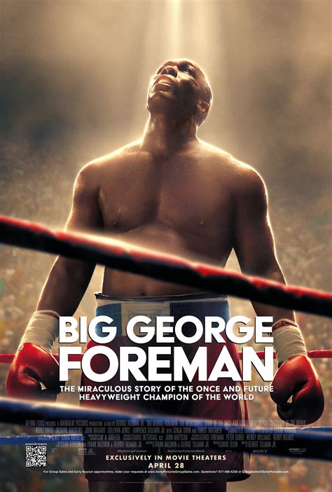 Big George Foreman Mega Sized Movie Poster Image Imp Awards