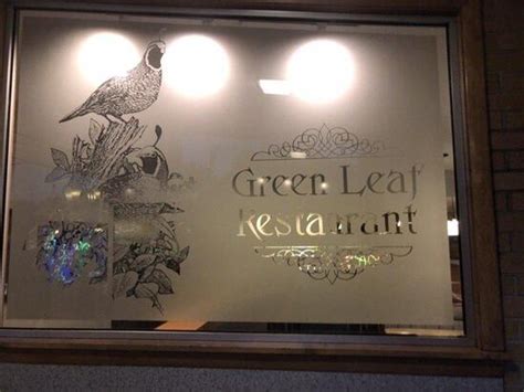 Menu at Green Leaf Restaurant, Wooster