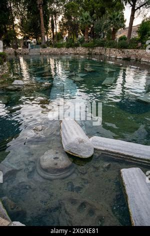 Pamukkale Cleopatra Pool Turkey Stock Photo Alamy