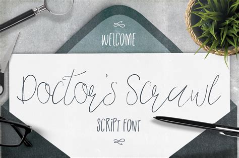 Doctors Scrawl Script Font Fonts Creative Market