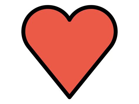 Red Heart Emoji Icon Png Vector In Svg Pdf Ai Cdr Format