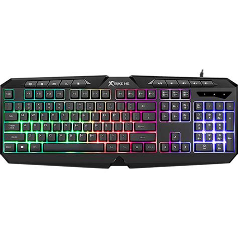 Teclado Xtrike Me Cmx Sp Gaming Negro Papeler A Lumen