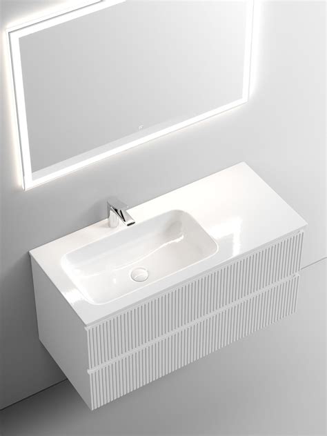 Тумба под раковину Sancos Snob T 100 SNT100LW bianco для ванной комнаты ...
