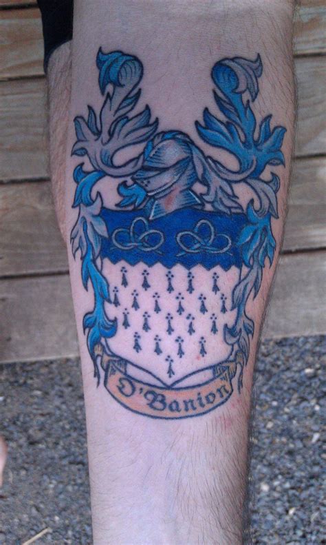 Family Crest (Trevor Ward, Albatross Tattoo, Portland, OR) : r/tattoos