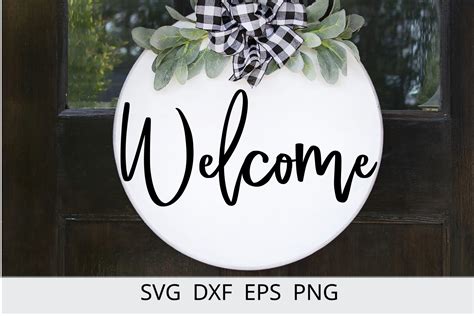 Welcome SVG - Farmhouse Sign SVG Files Graphic by Chamsae Studio ...