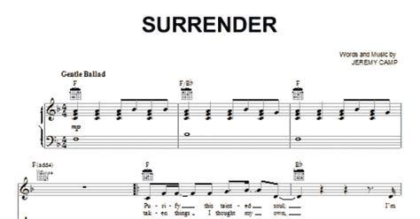 Surrender (Piano, Vocal & Guitar Chords (Right-Hand Melody))