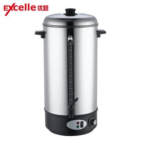 20l Commercial Grade Stainless Steel Percolator Coffee Maker Hot Boiler Water Urn For Catering