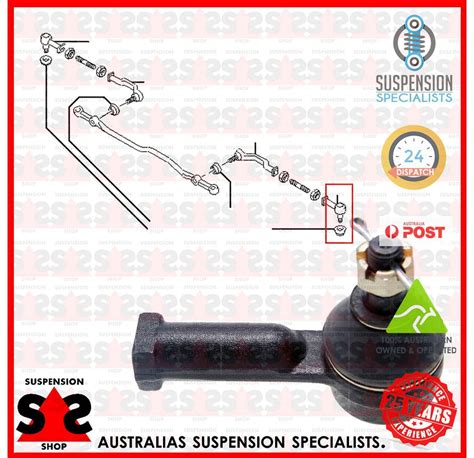 Front Axle Tie Rod End Suit MAZDA B Serie Un 2 6 I 4WD B SERIE UN