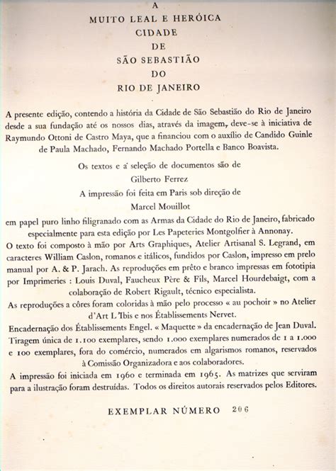 Sebo Do Messias Livro Rio De Janeiro A Muito Leal E Her Ica Cidade