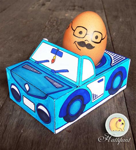 Easter Egg Automobiles for your Egg People - Hattifant