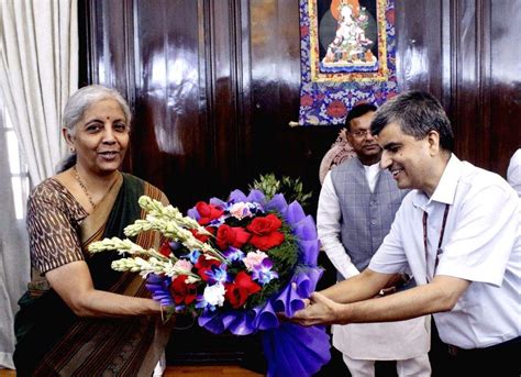 Nirmala Sitharaman Takes Charge As Union Finance Minister At South