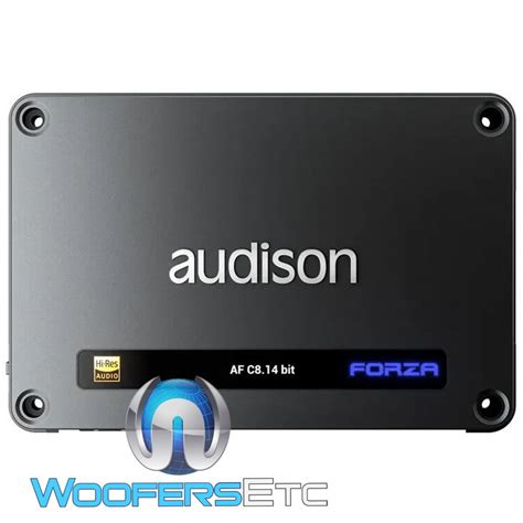 Audison Afc Bit Channel X W Rms Power Amplifier With Built In Dsp