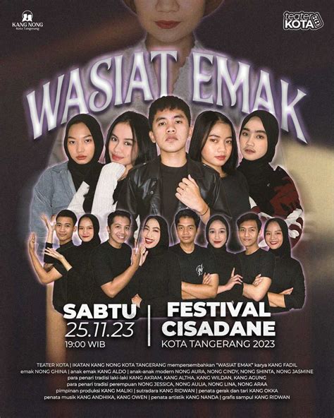 Pemkot Saksikan Besok Teater Kota Dipentaskan Perdana Di Festival