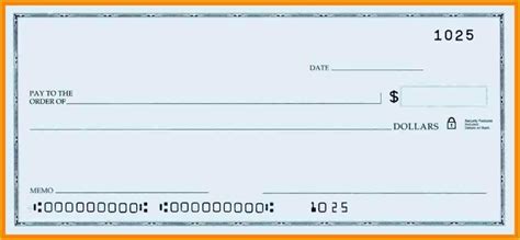 Giant Check Template