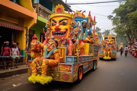 Premium Photo Carnival Celebrations Showcase Goan Culture In Margao Goa