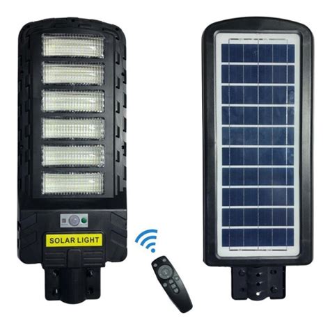 Lampara Solar Led Recargable Exterior Suburbana 300w Meses Sin Intereses