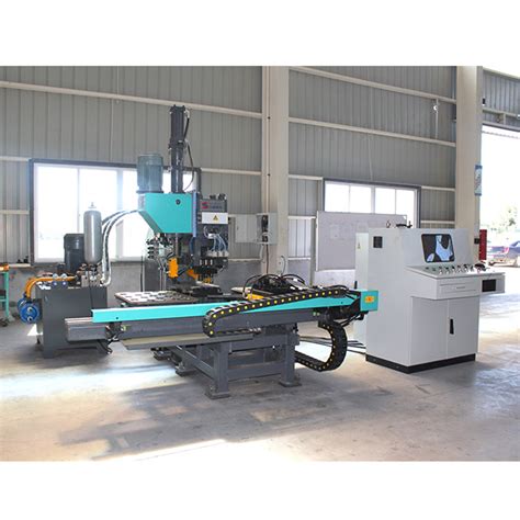 High Speed Cnc Plate Punching Drilling Marking Production Line For