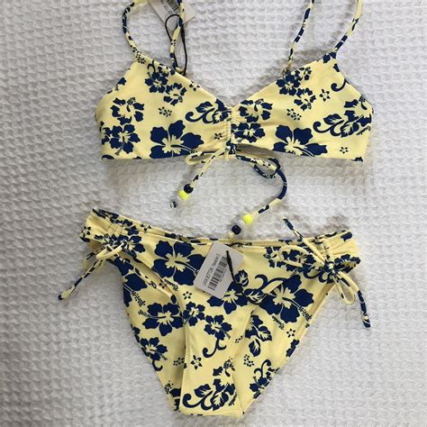 Bamba Swim Tropical Print Bikini TOP Brand New Depop