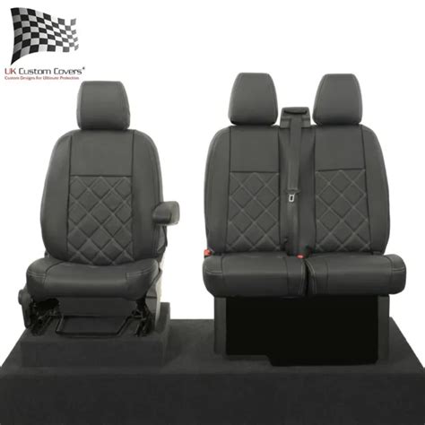 Ford Transit Custom Front Seat Covers Leatherette Onwards