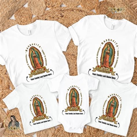 Camisetas De Grupo Familiar A Juego De Nuestra Se Ora De Guadalupe