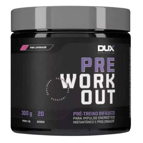 Pre Workout Original Sabor Pink Lemonade 300g Dux Shopee Brasil