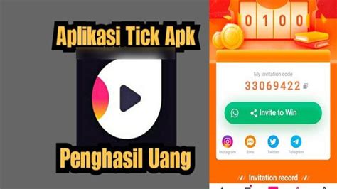 Baru Rilis Berikut Cara Daftar Aplikasi Penghasilan Uang Tick Dan