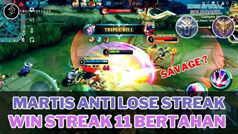 Martis Hero Anti Lose Streak Langsung Spam Hero Ini Cuy