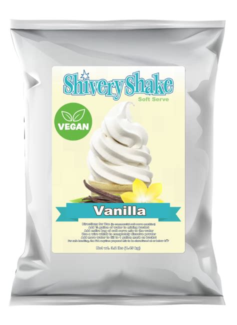 Amazon Shivery Shake Vegan Vanilla Soft Serve Ice Cream Mix