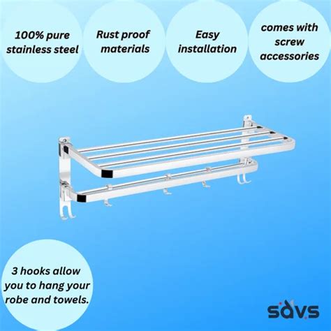 Wall Mounted Ss Towel Rack At Rs 799 Stainless Steel Towel Rack In