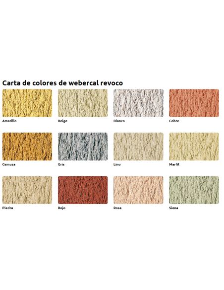 Comprar Saco Webercal Revoco 25 Kg Colores Online Aislamientos