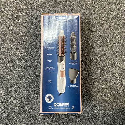New Conair Double Ceramic 3 In 1 Hot Air Brush Dry As You Style Free