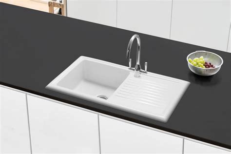 Wiltshire 100 Inset Ceramic Sink With Drainer Caple