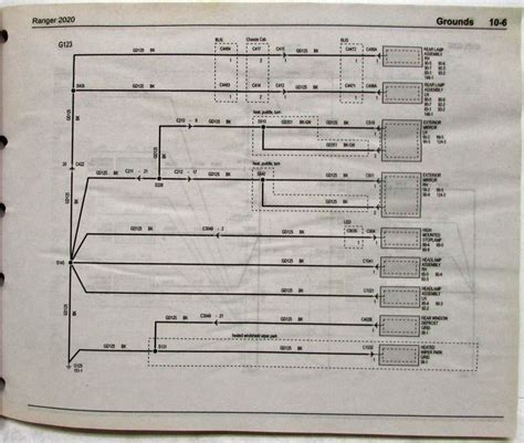 2020 Ford Ranger Electrical Wiring Diagrams Manual