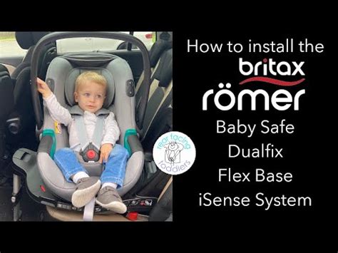 Britax Römer iSense System Installation Flex Base Baby Safe Infant