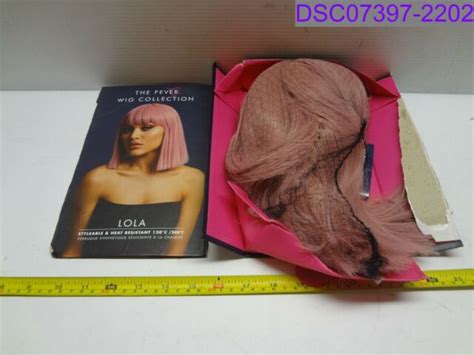 Fever Lola Wig Ash Pink Blunt Cut Bob With Fringe 30cm 12in For Sale