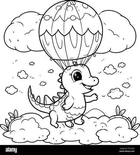 Hot Air Balloon Coloring Pages With Shapes