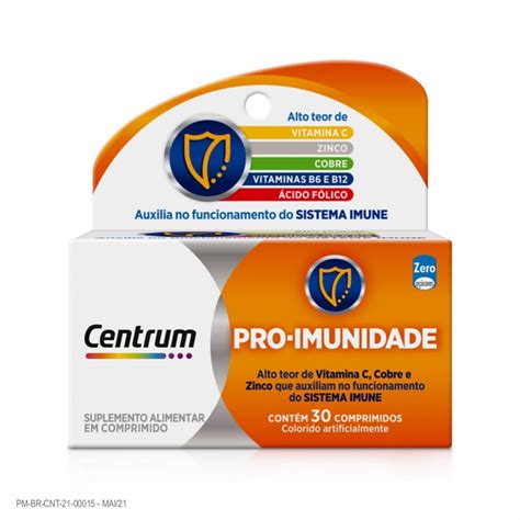 Medicamento Para Aumentar A Imunidade - Centrum Pro Imunidade Multivitamínico Com Vitaminas C E Zinco Com 30 ...