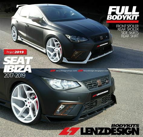 Seat Ibiza 6f Lenzdesign Bodykit 5pc Front Spoiler Side Skirts Rear