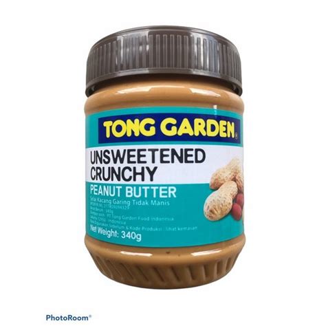 Jual Tong Garden Unsweetened Crunchy Peanut Butter 340g Di Lapak W Jaya