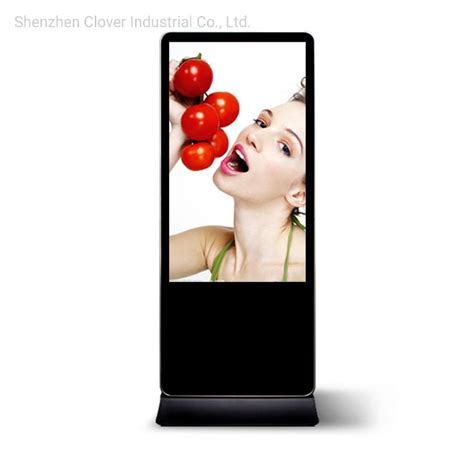 Inch Indoor Floor Standing Interactive Vertical Digital Signage