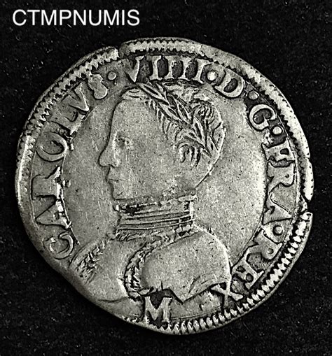 Monnaie Royale Charles Ix Teston Argent M Toulouse Ctmp