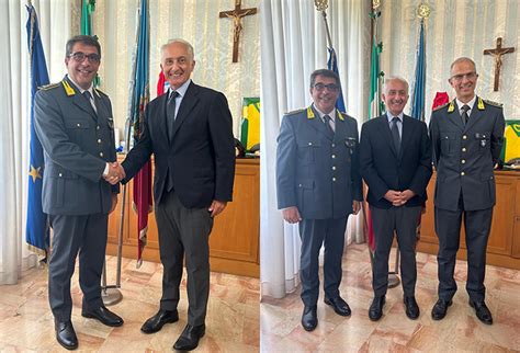 GUARDIA DI FINANZA Il Sindaco Marino Incontra Il Nuovo Comandante