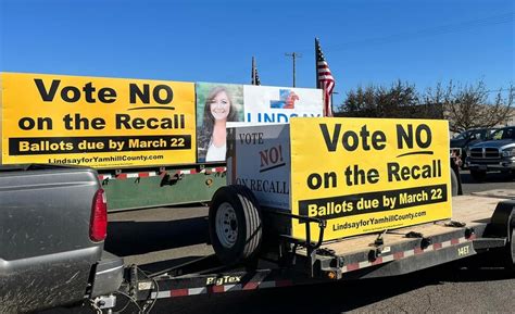 March 22 Last Day To Vote To Defeat Yamhill Recall The Oregon Catalyst