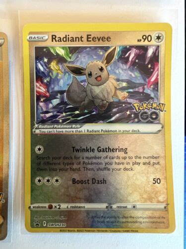 Pokemon Tcg Radiant Eevee Swsh Swsh Sword Shield Promo Ebay