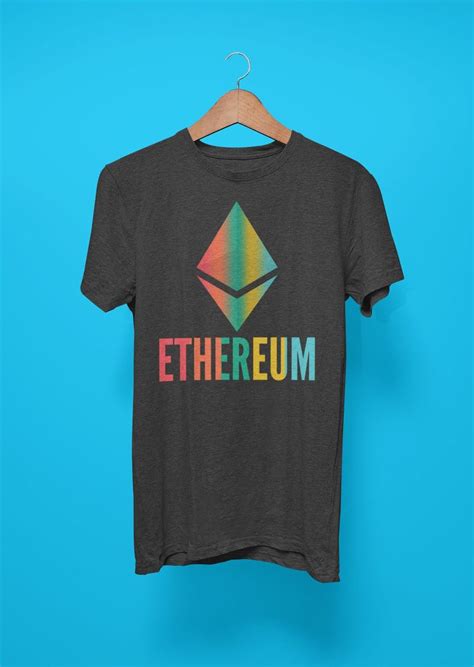 Ethereum Colors Shirt Ethereum Crypto Tshirt ETH Cryptocurrency Unisex