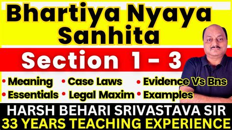 Bhartiya Nyaya Sanhita Sec Case Laws Evidence Vs Bns